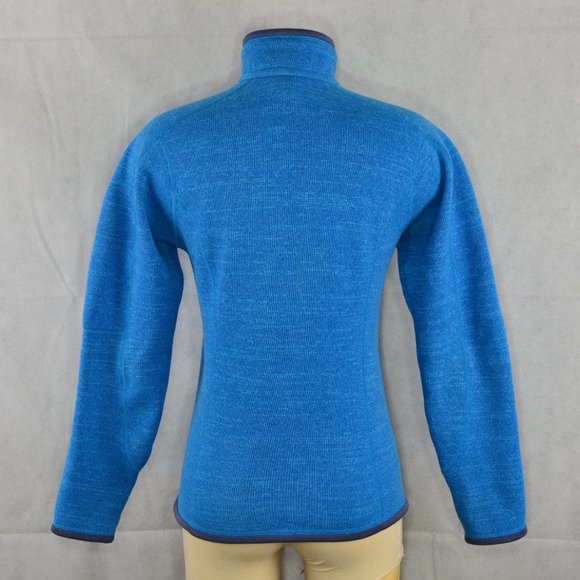 Patagonia Womens Better Sweater Fleece Jacket Size Small in Larimar Blue - Picture 3 of 4